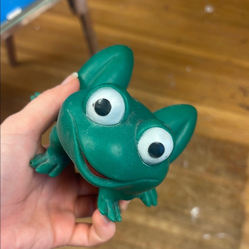 Green Frog SqueakyToy